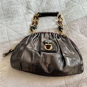 Authentic Marc Jacobs Metallic Python satchel bag. Retails for $3200!